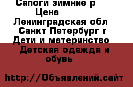 Сапоги зимние р-26 › Цена ­ 1 500 - Ленинградская обл., Санкт-Петербург г. Дети и материнство » Детская одежда и обувь   